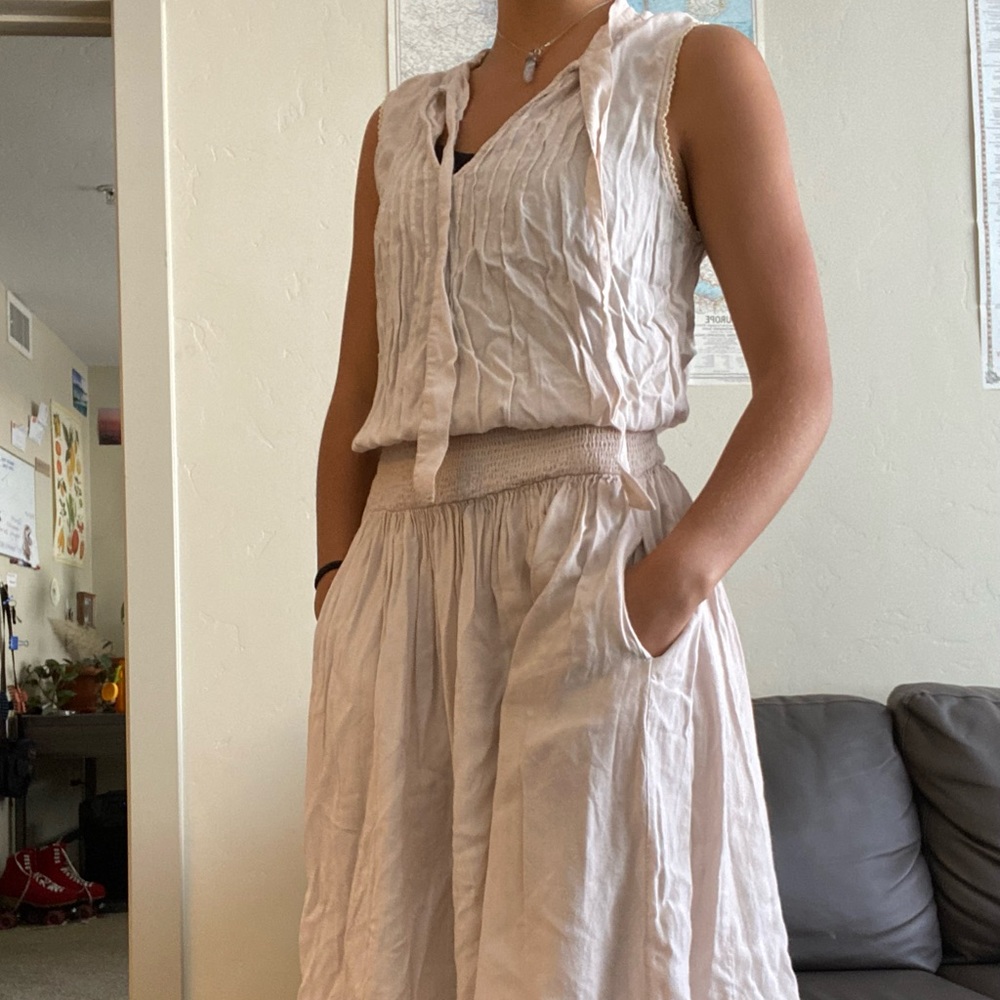 Marabelle Dress light cream color